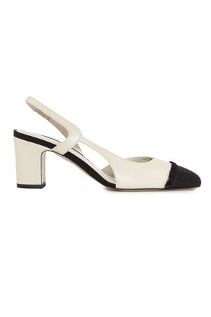 Slingback Ficus In White Leather ROBERTO FESTA | FICUSOFFWHITE